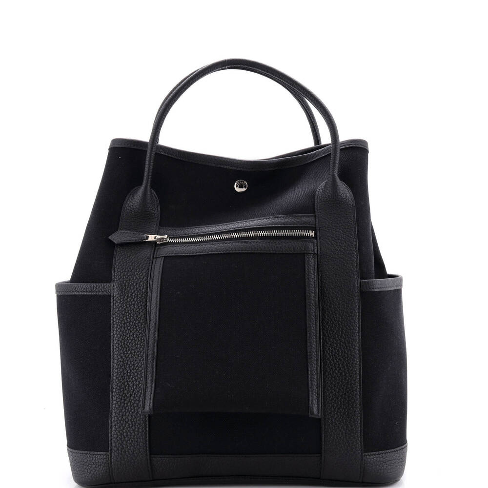Hermes Vertical Garden Party Pockets Tote